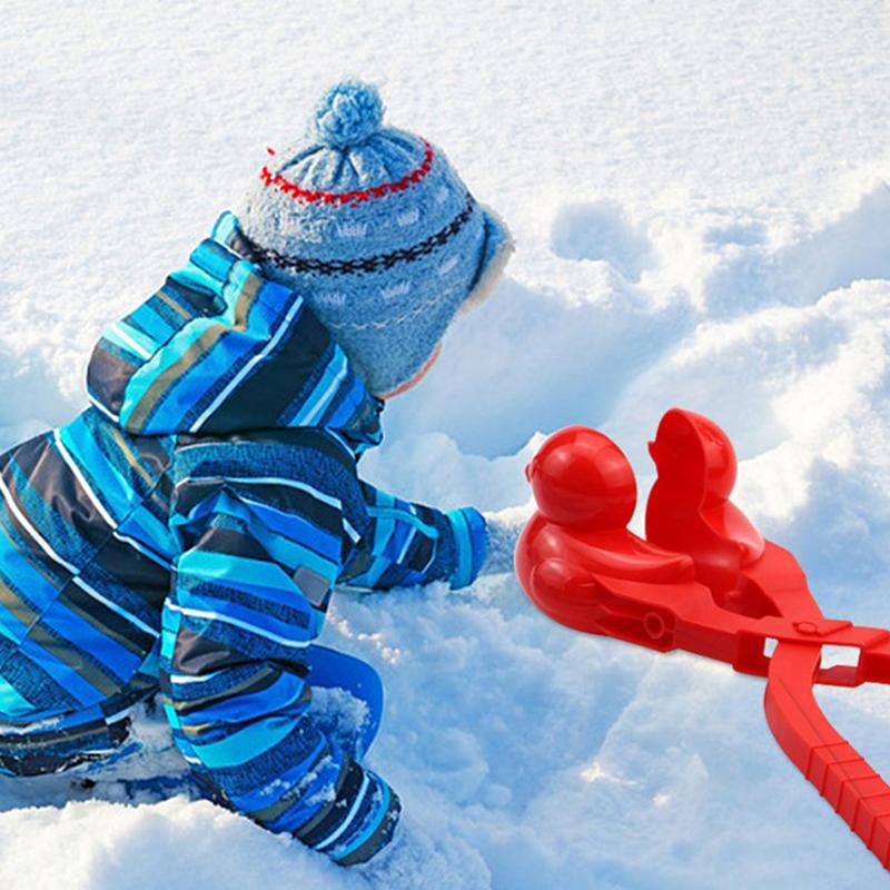 Entenförmiger Schneeballmacher-Clip 1 Stück Kinder Outdoor Winter Schneeform Lustiges Spielzeug