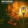 1/2/4/6/8/10/12Pcs Solar Flame Torch Light Flickering Light Waterproof Garden Decoration Outdoor Lawn Path Yard Patio Floor Lamp