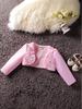 Girls' Long-Sleeve Princess Evening Cape Shawl for Flower Girl or Baby Girl Wedding Dress.