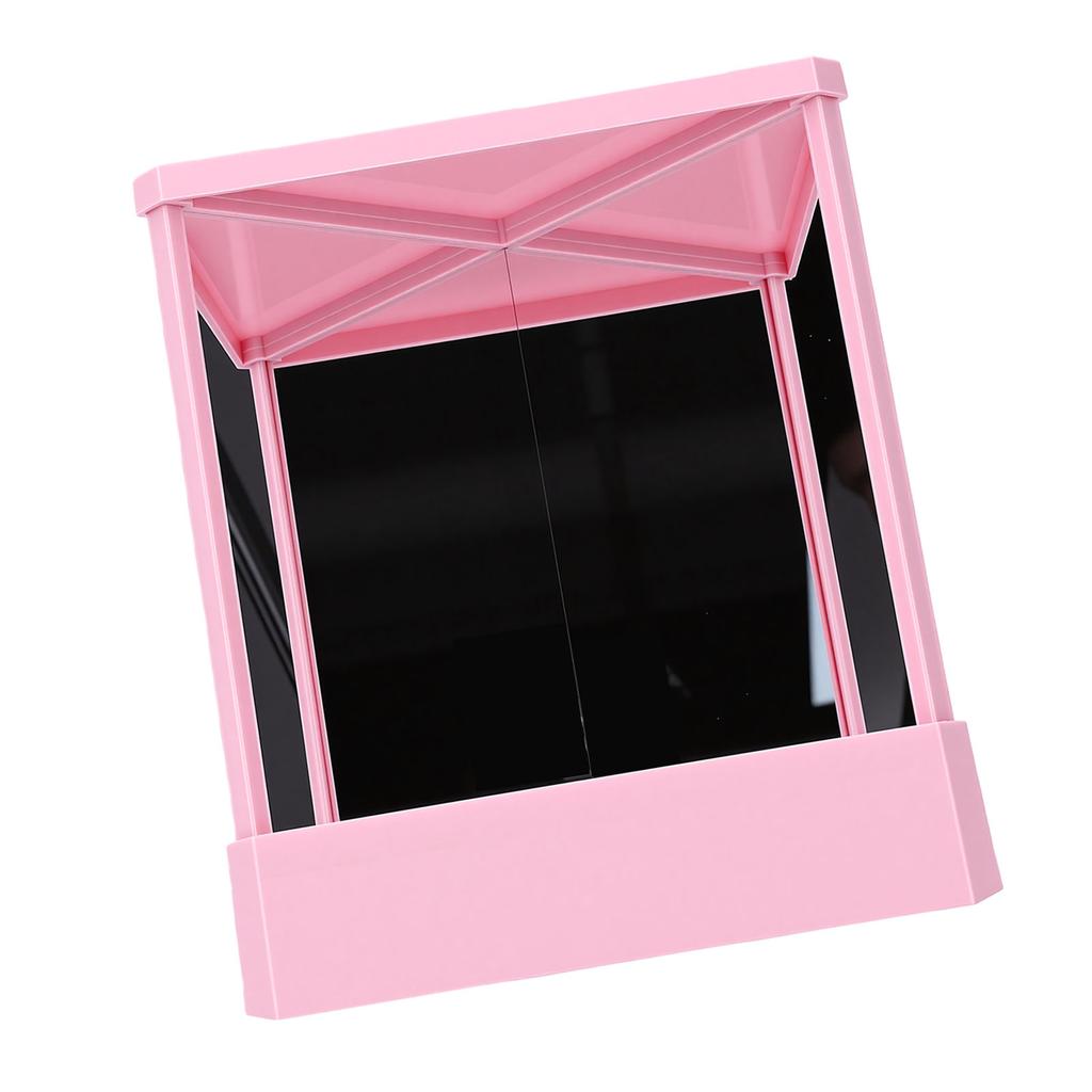 Non Reversing Mirror True Reflection Beveled Standing Cosmetic Inverted Mirror for Desktop Vanity Accurate Grooming