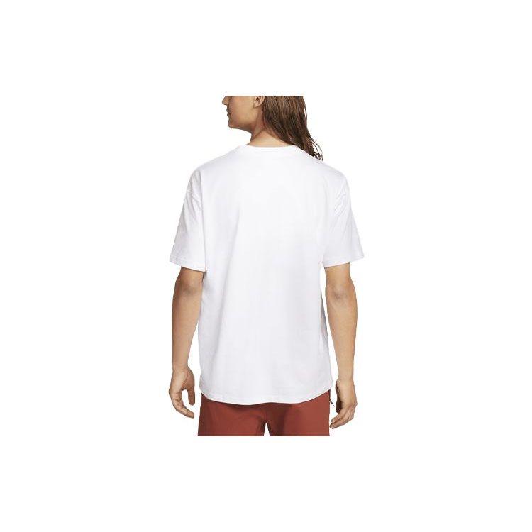 Nike ACG Logo Print Round Neck Short Sleeve T-Shirt Men Tops White DX9448-100