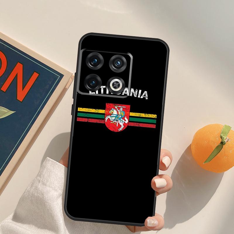 Fashion Lithuania Flag Case For OnePlus 13T 10T 10R 12R 13R 15 13 12 11 10 9 Pro Nord CE 5 2 3 4 Lite N20 N30 Cover