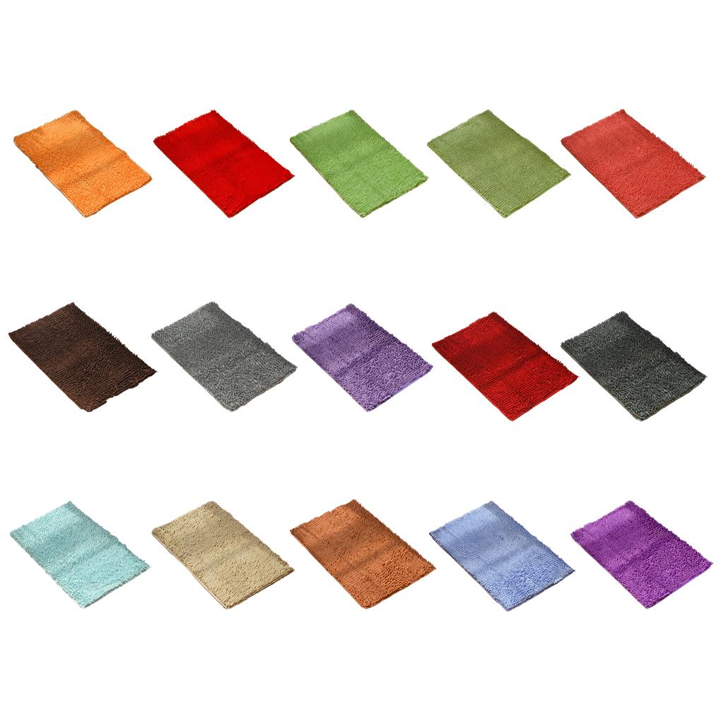 Absorbent Bathroom Mat - Soft Texture Machine Washable No Loose Thread Floor Mat Bath Mat Bath Rug
