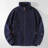 Boys and Women's Double-Sided Coral Fleece Jacket - Warm, Thickened Autumn/Winter Cardigan for Outdoor Use