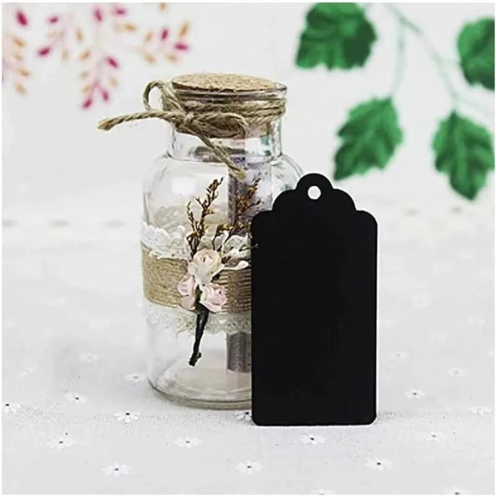 100Pcs Handmade DIY Scallop Label with String Wedding Gift Decorating Tag  Crafts