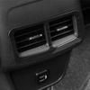 Car Rear Armrest Air AC Vent Outlet / Water Cup Holder Panel Cover Trim Interior Accessories For Chevrolet Equinox 2017 -