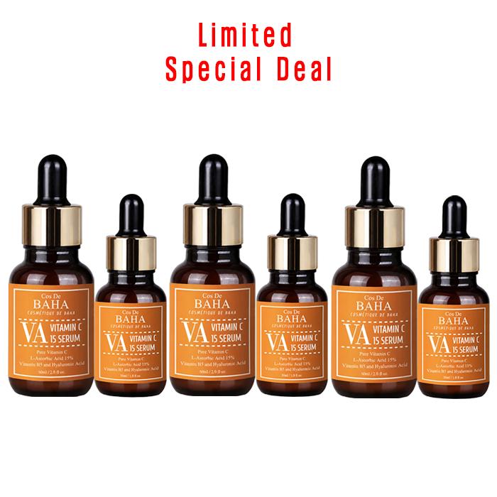 Cos De BAHA VA Vitamin C Serum 30ml, 60ml, 90ml (9 Options)