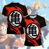 Dragon Ball Wukong 3D Printing Breathable Quick Drying Comfortable Sports Parent-Child Clothing Men's Crew Neck T-Shirt