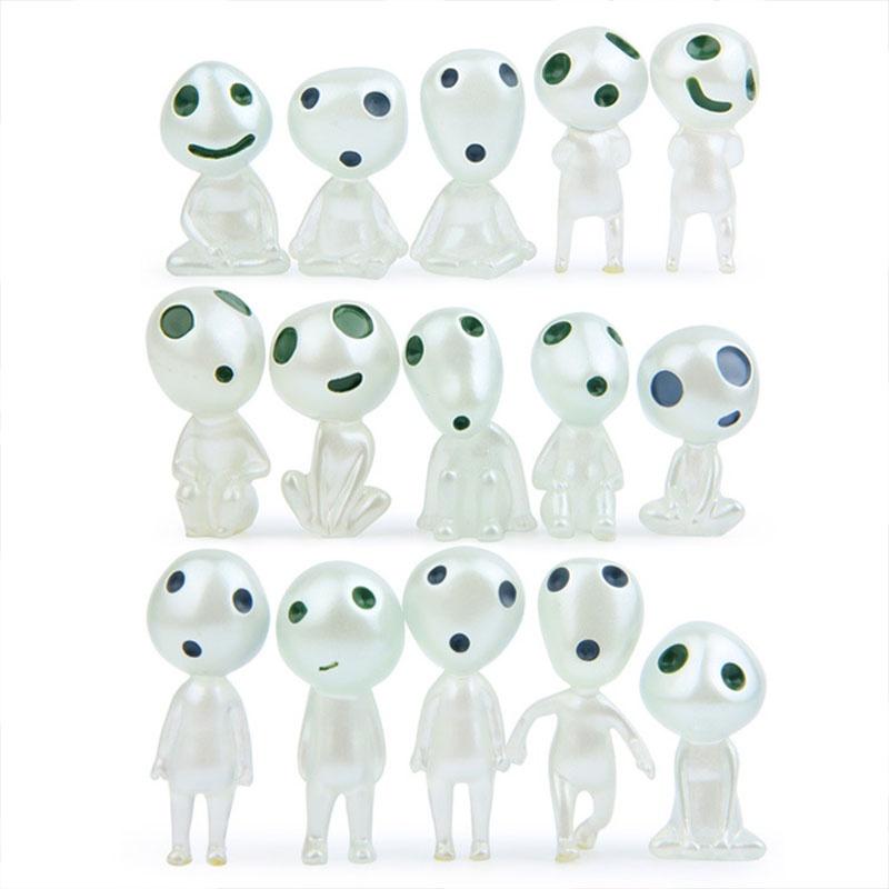 Enchanting Mini Mononoke Luminous Tree Elves Doll Ornament For Micro Landscape Bonsai