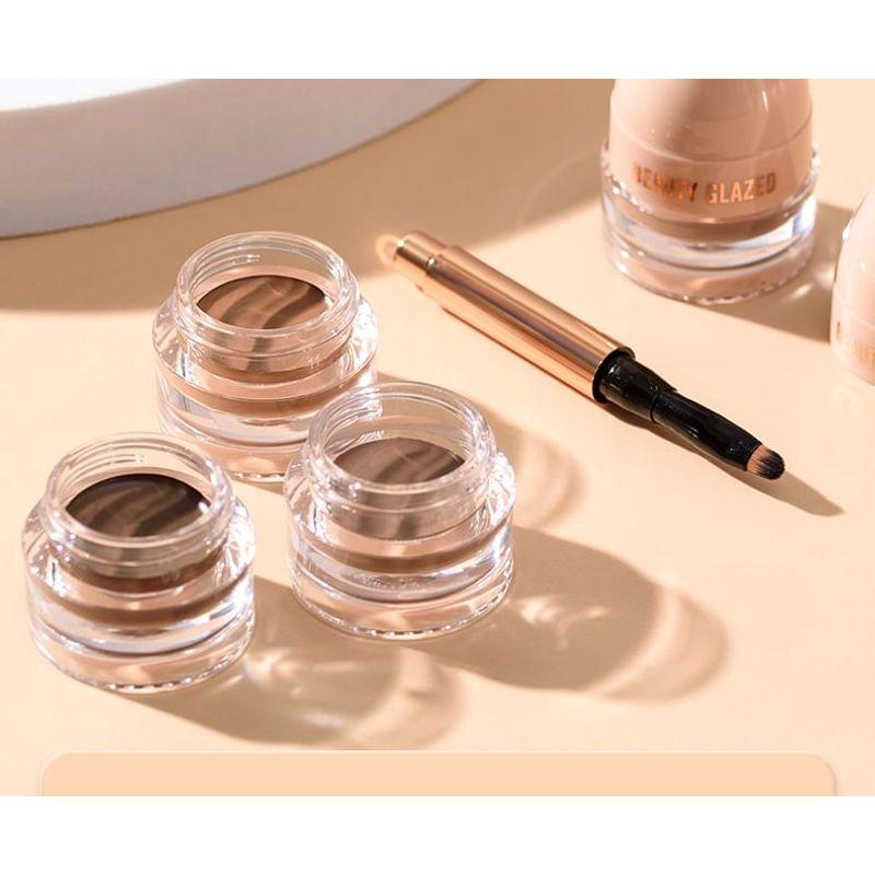 BEAUTY GLAZED - Natural Shaping Eyebrow Cream with Brush - 6 Colours