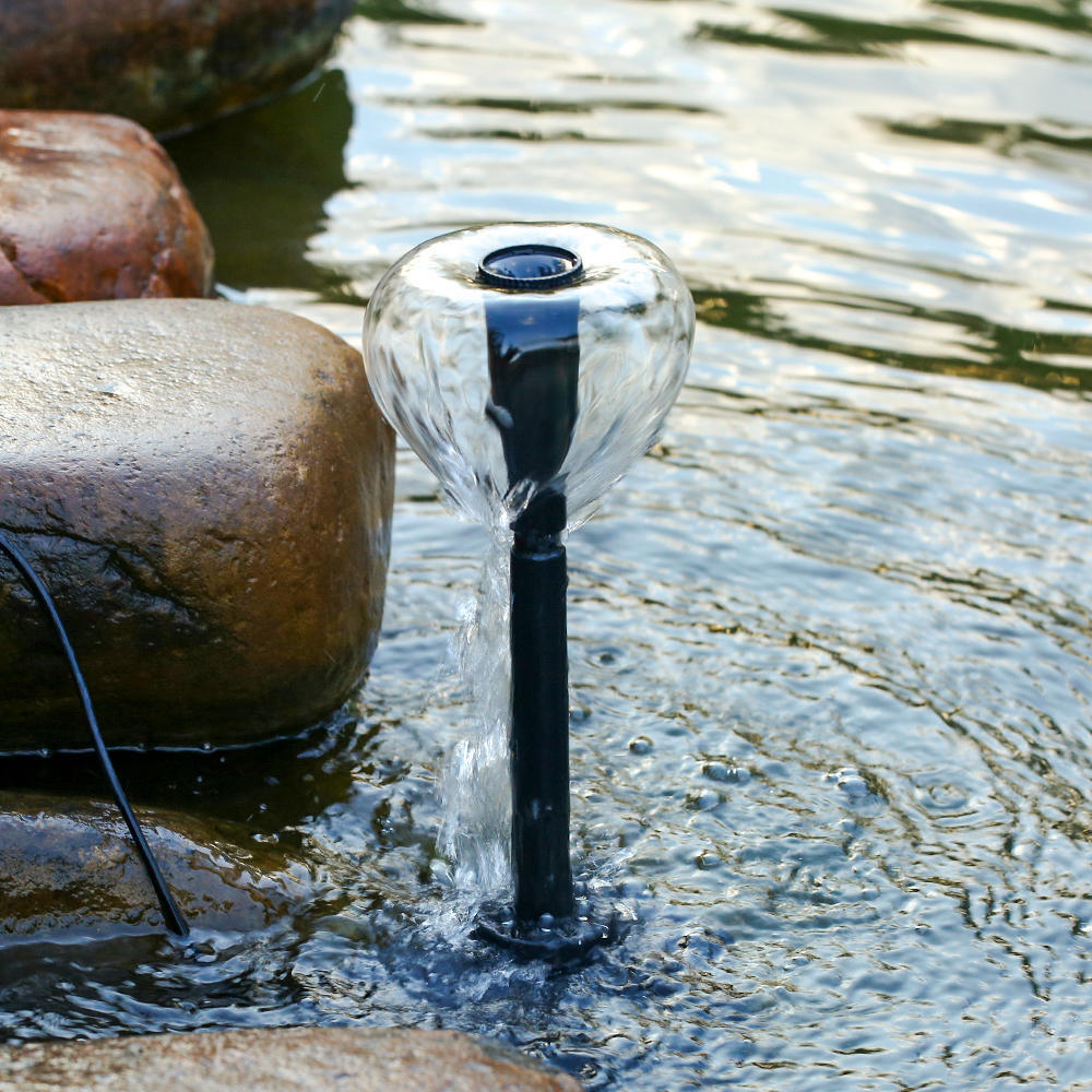 Bomba de água submersível de 10 W com luz LED para aquário tanque de peixes lagoa jardim fonte de banho de pássaros