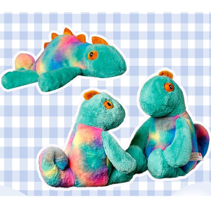 Niedliches Farbwechselndes Chamäleon Plüschtier Langhaarige Stoffechse Puppe Großhandel Geschenk Dekoration