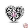 Charm Copper Heart Clover Star Moon Butterfly Tree Of Life Interval 3Mm Diy Exquisite Jewelry Gift Making