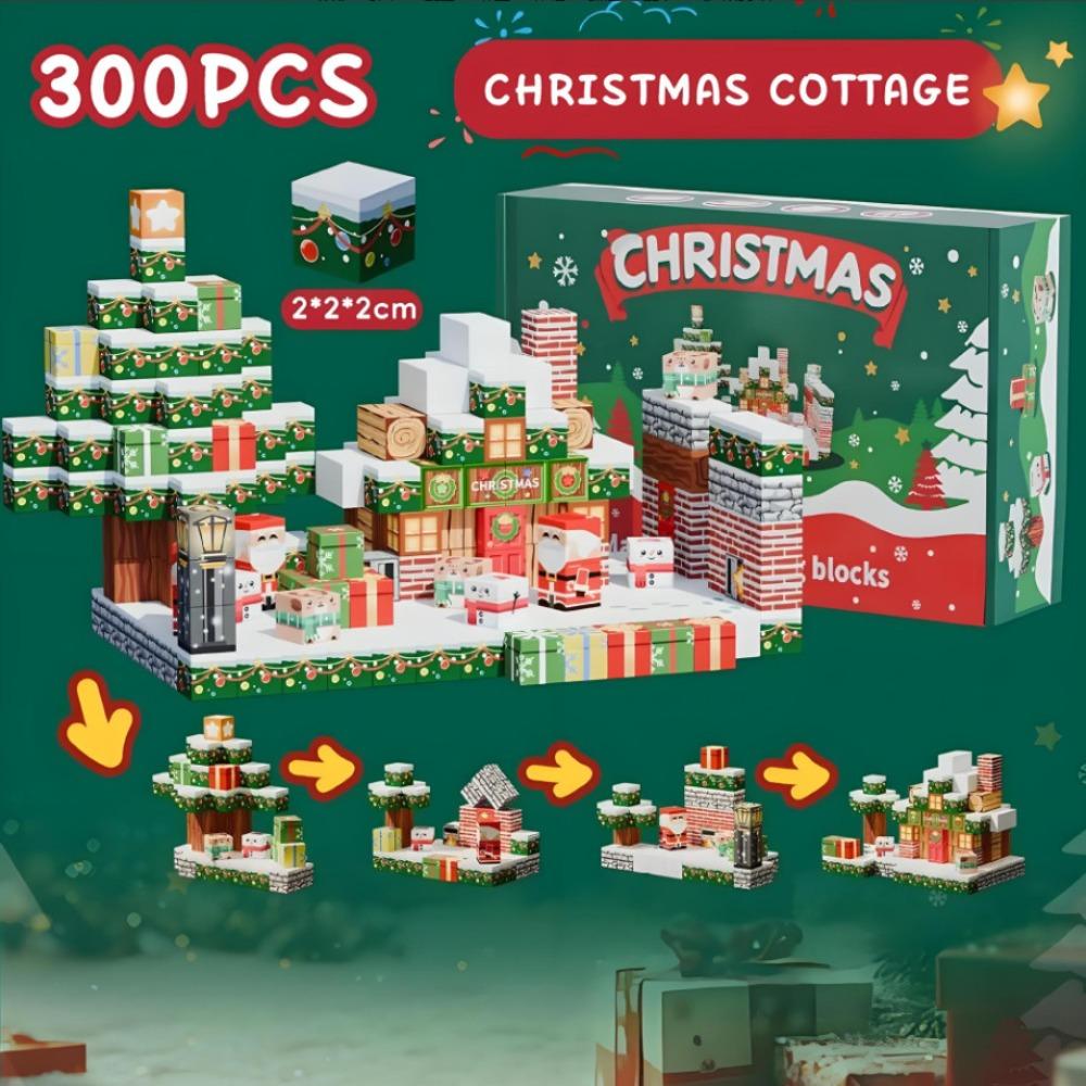 Magnetic Block Building Block Puzzle Three-dimensional Build Fire-breathing Dragon