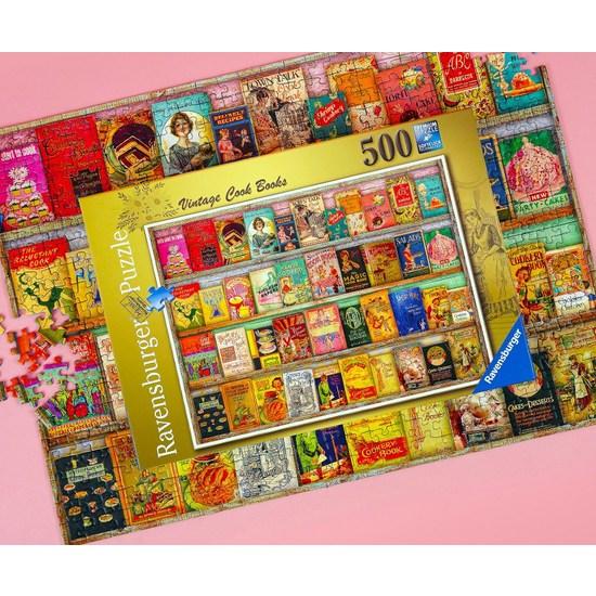 R164127 Vintage kuchařka 500 dílků, oblíbené korejské puzzle