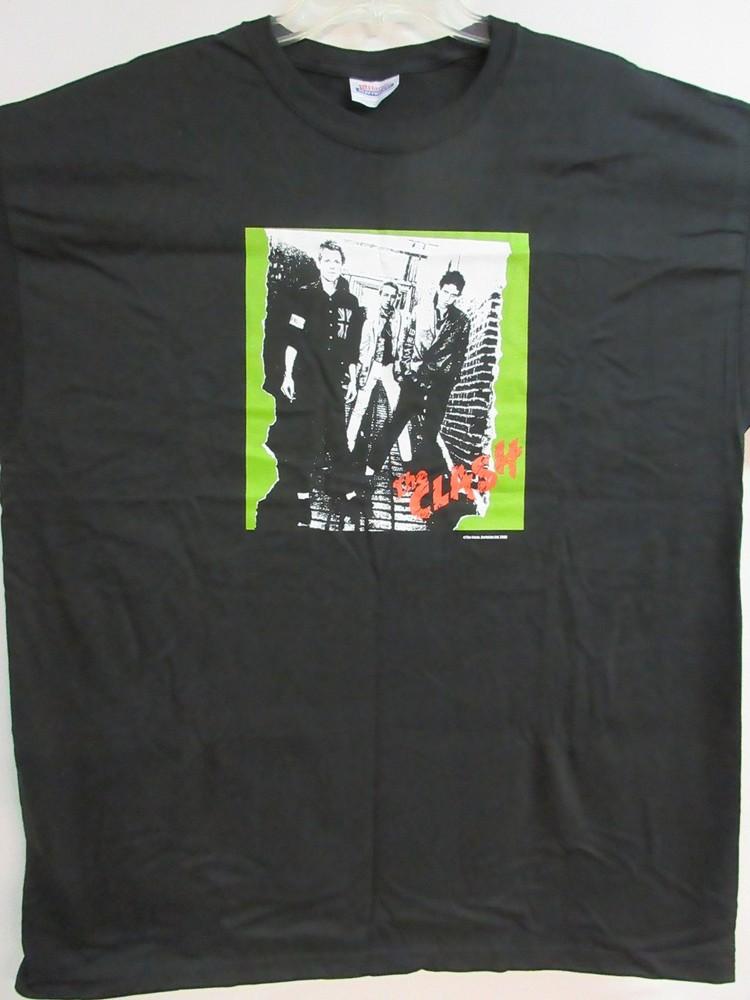 ОФИЦИАЛЬНЫЙ МЕРЧ THE CLASH СТАРОЙ ПАРТИИ 2003 ГОД МУЗЫКА КОНЦЕРТА ГРУППЫ Футболка унисекс Extra Large XXL