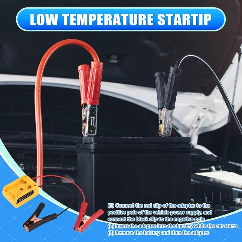 Car Emergency Start Power Supply Automotive Battery Charging Treasure For Dewalt