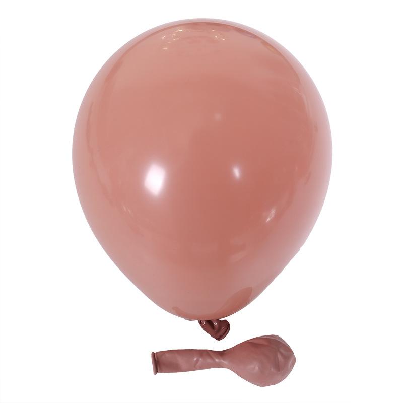 2.2g Latex Balloon 10 Inch Retro Latex Balloons Solid Color Round Balloons for Birthday Wedding Party Decorations 10 inch
