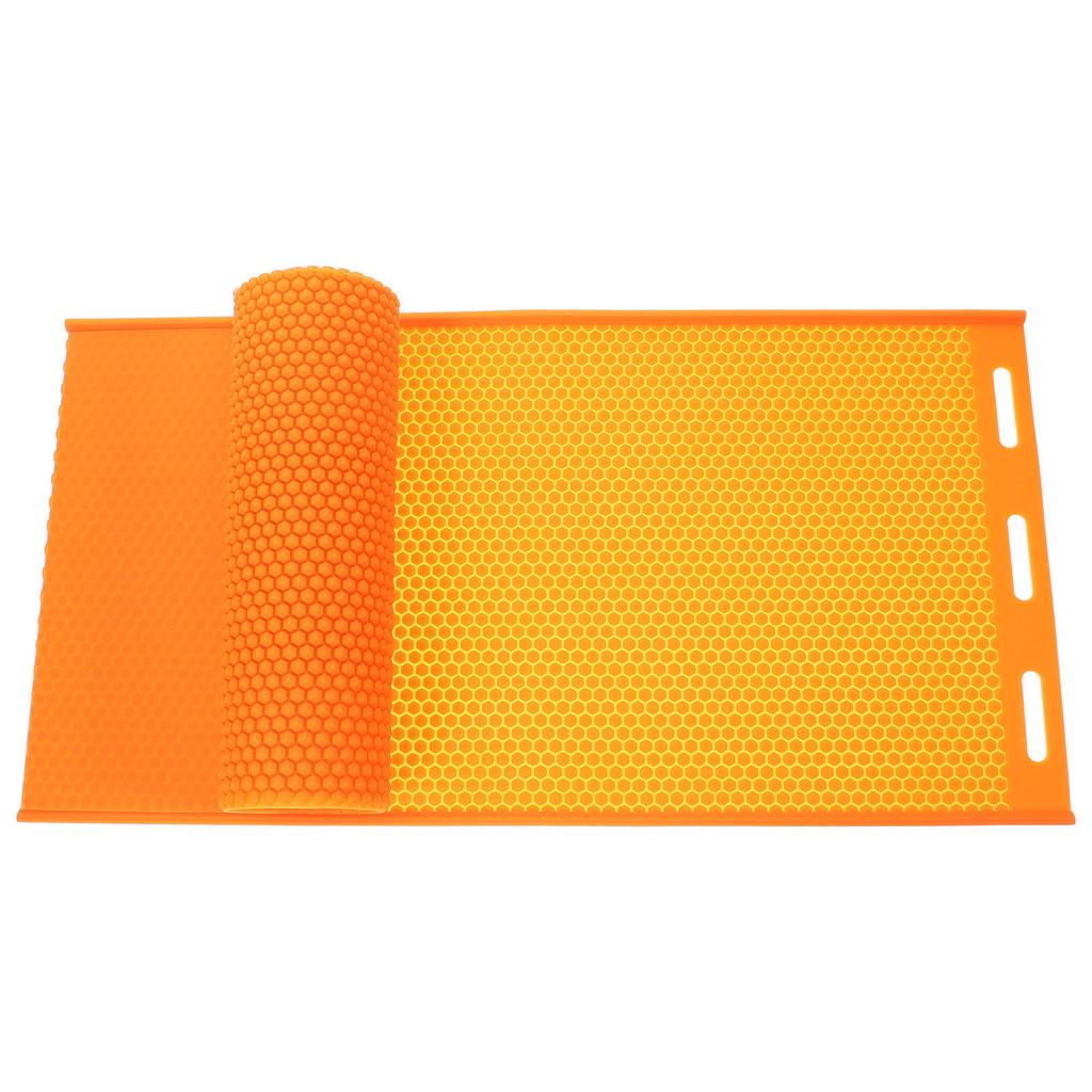 Beeswax Sheet DIY Mold Smooth Non-Stick Silicone Honeycomb Press Embosser for Homemade Candles Crafting Equipment