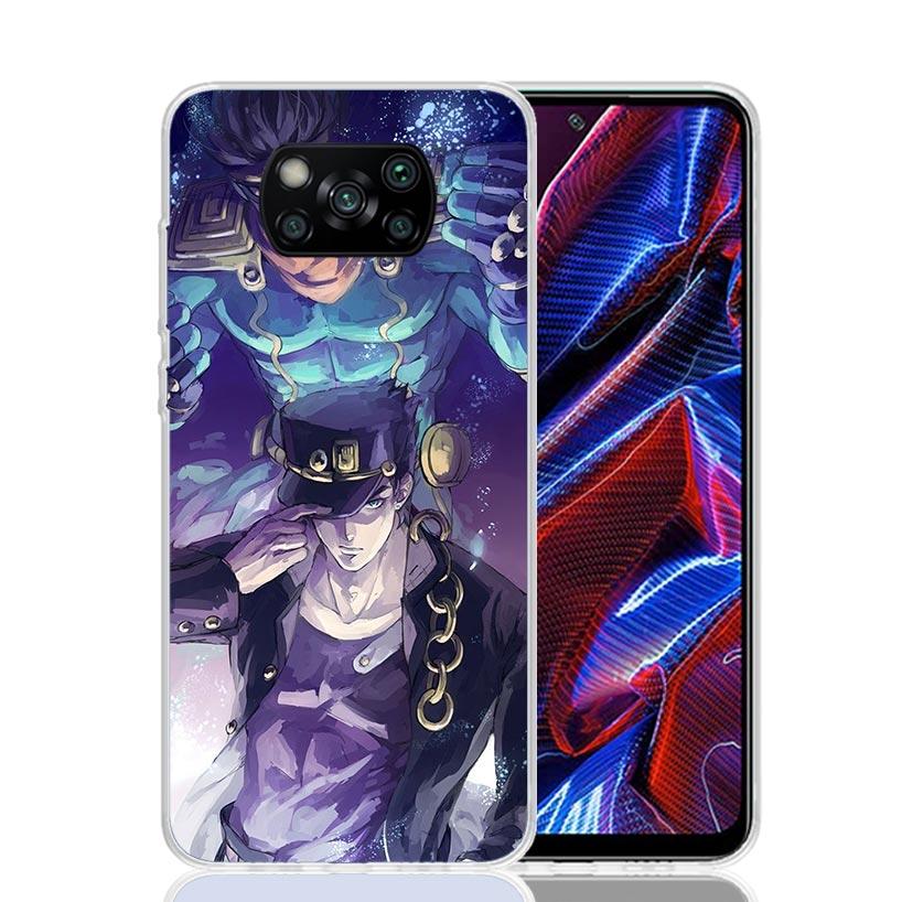 JoJo Bizarre Adventure Case Phone Cover for Xiaomi Redmi Note 10 9 9S 8 8T 7 5 Pro Mi 12T 11T 10T 9T 12 11 Lite A3 A2 Trend Fund