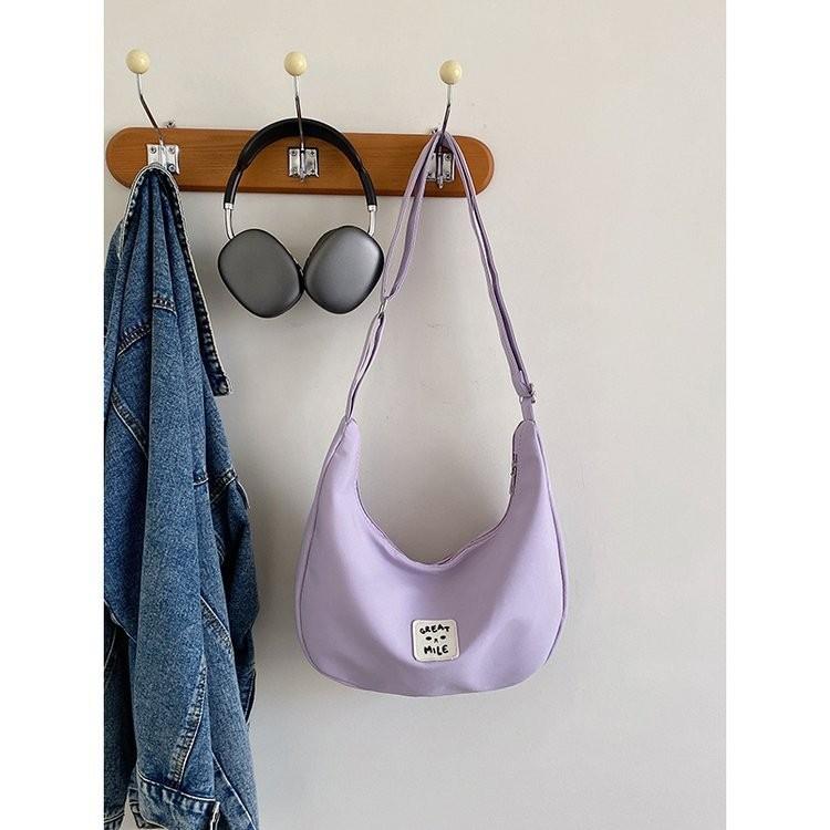 Stylish Nylon Crossbody Bag For Women 2024 With Soft Fabric Minimalist Design And Casual Chic Look