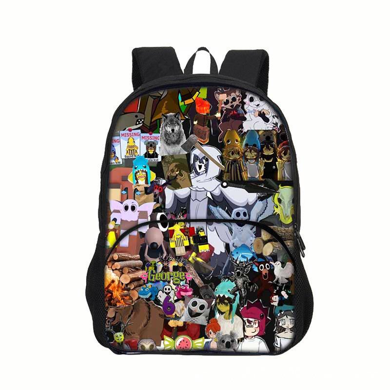 99 Nights In the Forest Children's Game-themed Backpack with Pockets 7330