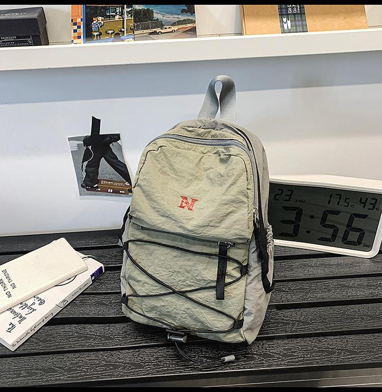 

Школьный рюкзак новый уличный рюкзак контрастного цвета альпинистский рюкзак для пикника ретро школьный рюкзак легкая дорожная сумка спортивный походный маленький рюкзак