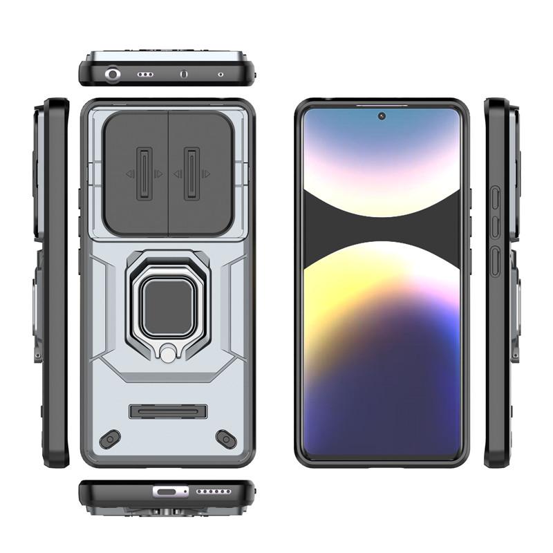 For Xiaomi Redmi Note 14 Pro 4G Case Redmi Note 14 Pro Cover Slide Camera Protector Holder Phone Cases Redmi Note 14 Pro Plus
