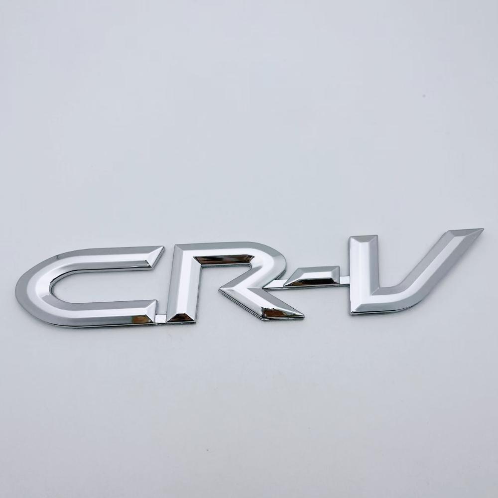 1pcs 3D ABS Letter Emblem Logo Car Stickers Fit Car Rear Trunk Badge Wing Fender Side Badge Sticker Accessories For CRV CR-V 1pcs 195mm CRV