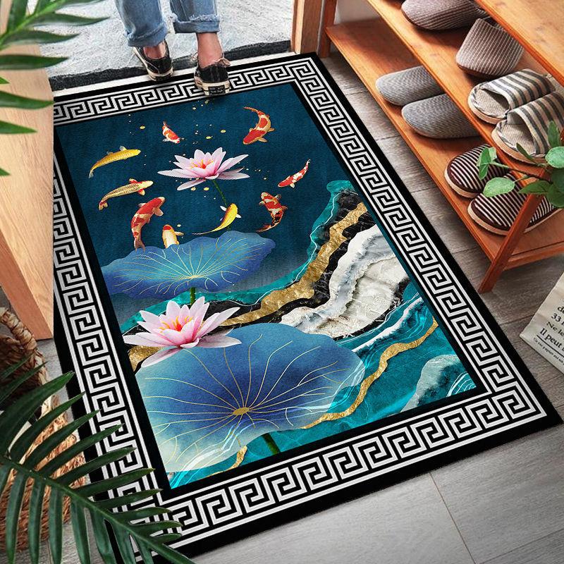 3D Entrance Floor Mat Entrance Door Mat Bedroom Kitchen Water Absorbent Foot Mat Bathroom Non Slip Mat Foot Mat Household