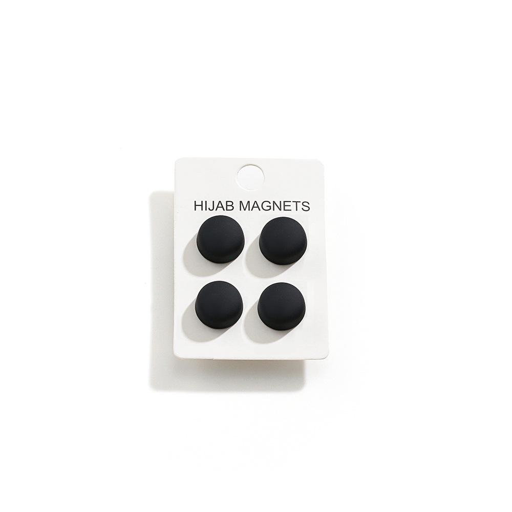 Colorful Magnetic Clasp Brooch Set: Strong Round Magnet Buckle for Shawls and Scarves