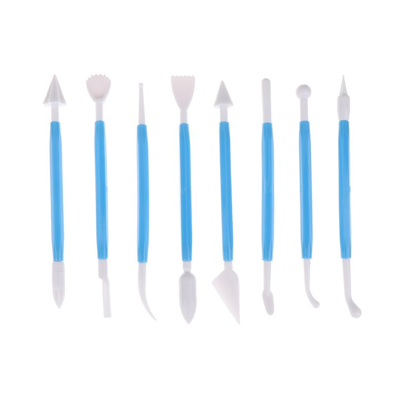 8/14Pcs Plastic Clay Sculpting Set Polyform Sculpey Set Polymer Modeling Clay Tools