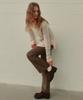 Auro Stripe Pocket Pants [ Brown ]