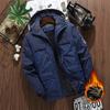 Winter Thickened Fleece Lined Hooded Casual Men's Jacket Waterproof Outdoor Sports Climbing Suit Fashionable Couple Coat