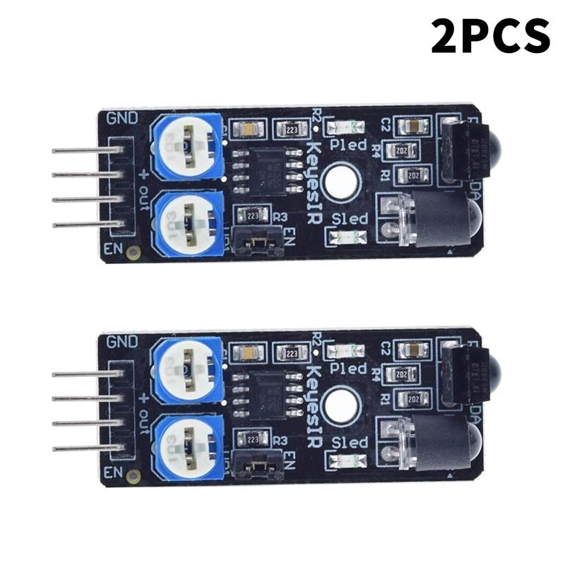 Ir Obstacle Avoidance Sensor Module Adjustable Infrared Proximity Switch For Smart Car And Robot Diy