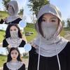 Balaclava Men Women Face Mask Sun/UV Protection Breathable Long Neck Covers for Cycling Motorcycle Fishing Hooded Sun Hat Mask