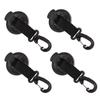 4Pcs Heavy Duty Suction Cups Anchor High Strength Portable Strong Suction Cups with Hooks for