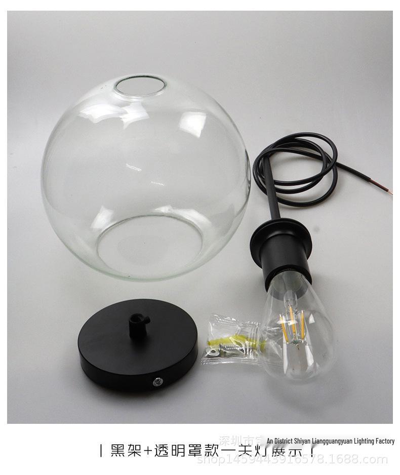 

Amber Smoke Gray Glass Ball Pendant Light with Gold Bronze Holder and Acrylic Round Base Without Bulb