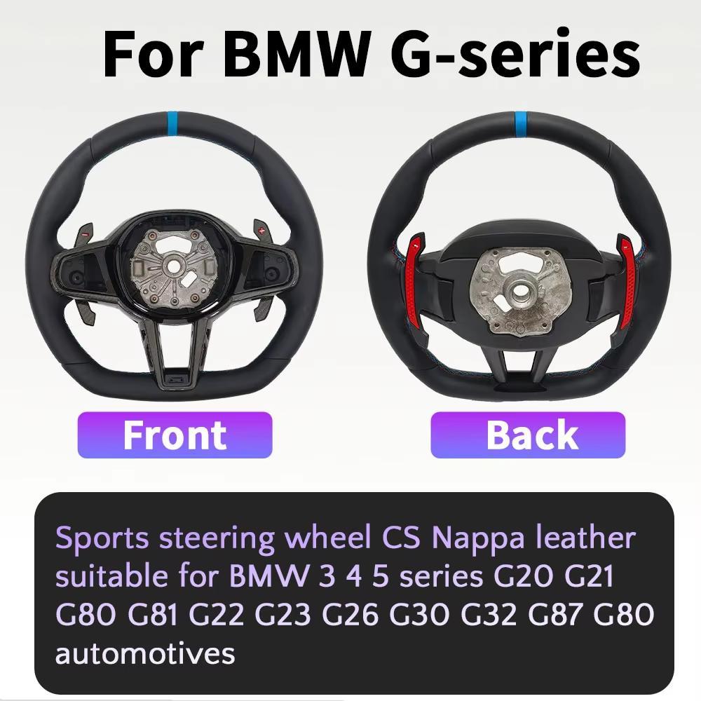 CS Nappa Leder Kundenspezifisches Sportlenkrad Für BMW 3 4 5er G01 G20 G21 G80 G81 G22 G23 G26 G30 G32 G87 G80 Autozubehör