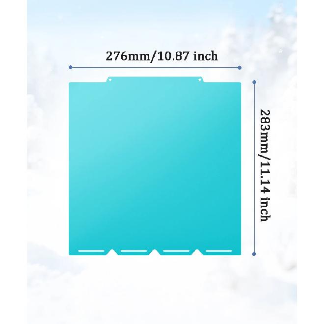 Für Snapmaker U1 Bauplatte OMG Kaltplatte PLA PETG Niedrigeres PETG PLA Temperatur Strom Sparen Maschinenlast Reduzieren Fast Glatte Oberfläche