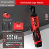 Delixi 90° Right Angle Lithium Ratchet Wrench - Commercial Electric Tool