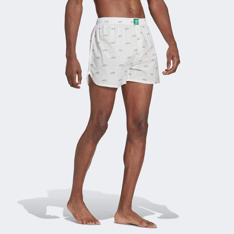 Adidas Originals Comfort Cotton Woven Patterned Boxer Shorts 2-Pack Men Bottoms GB0883