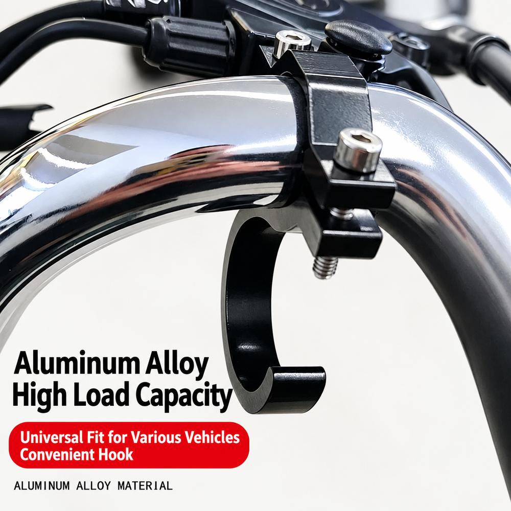 1Pcs Aluminum Alloy Bicycle Handlebar Hook Handlebar Storage Hook  for Motorcycle Bicycle Handlebar