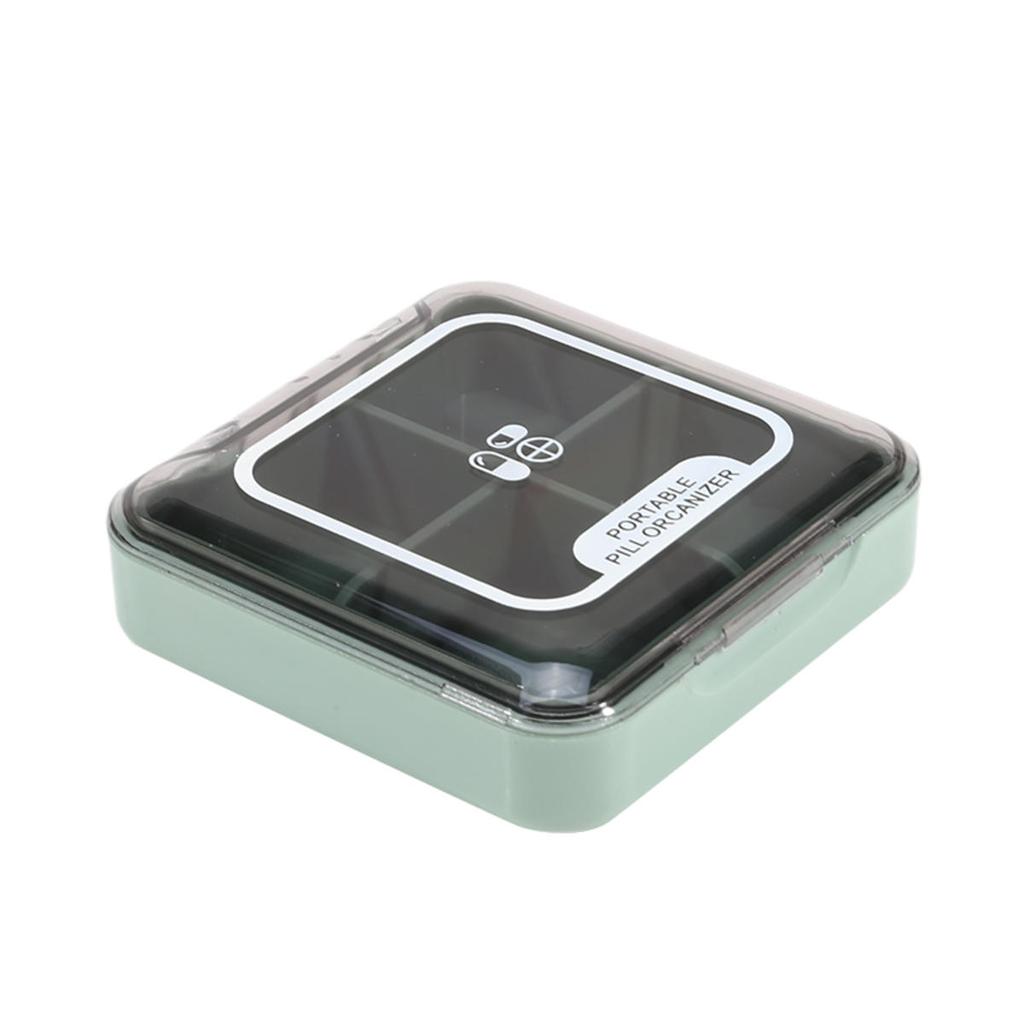 Mini Travel Pill Case Medicine Storage Organizer Container Drug Tablet Dispenser Independent Lattice Pill Box Fishing Tackle Box