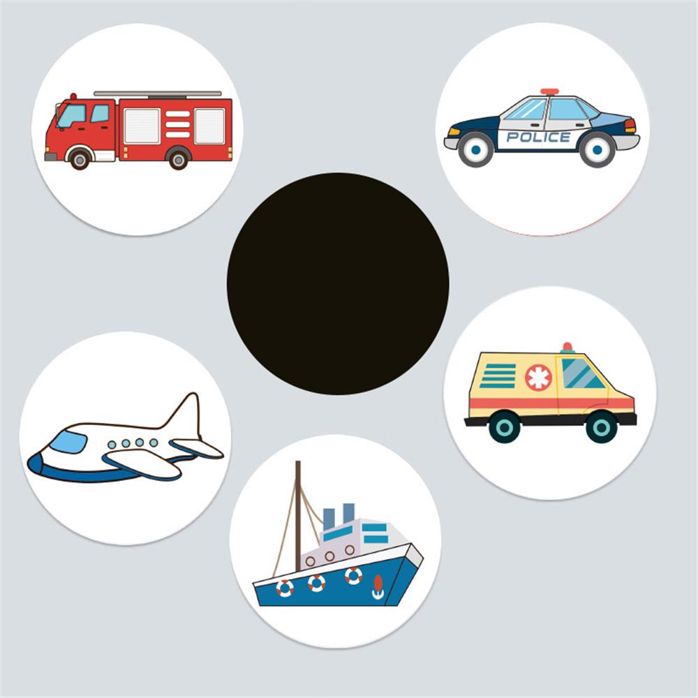 1~8PCS Color Changes Interactive Innovative Design Durable Material Kid-friendly Easy Installation Durable Toilet Sticker