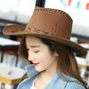 New Fashion Western Cowboy Hat Large Brimmed Hat for Men or Female