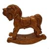 Small Christmas Rocking Horse Decor Animal Statue Collectible Sculpture for Anniversary Bedroom