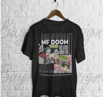 Madlib Doom Alles Großbuchstaben Vintage T-Shirt, Mf Doom Und Freunde Unisex Shirt