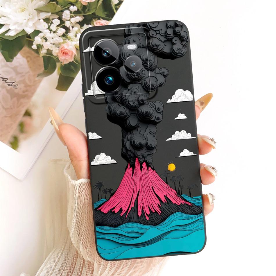 For Realme GT 7 Pro Fashion Dusk Beach Painting Phone Case For Realme GT7 Pro RMX5010 Soft Silicone Covers Bumpers