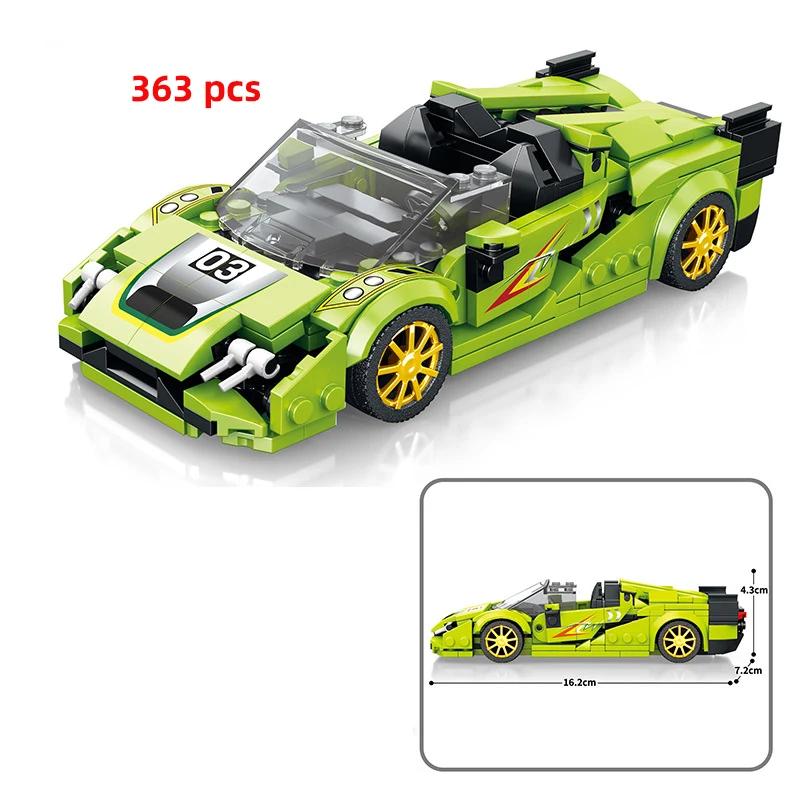 Technical Car City Speed  Sports Car Building Blocks Carro Rennau Voiture Vehicle MOC Educational Construction Toy
